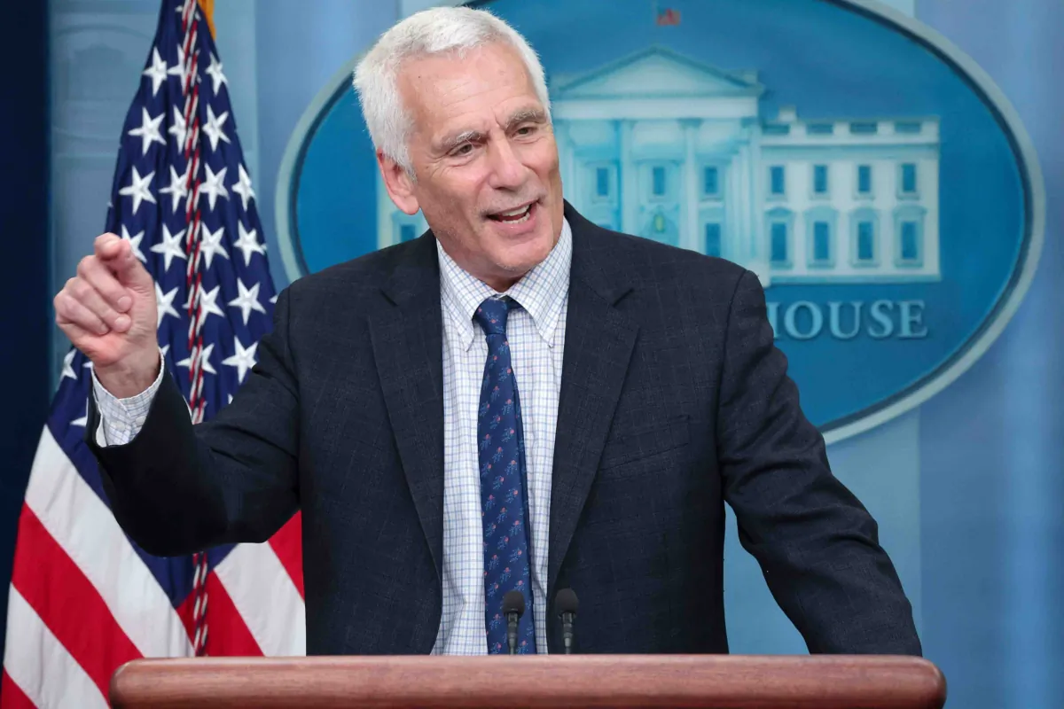 President Joe Biden’s Council of Economic Advisers chairman, Jared Bernstein—seen here speaking to reporters at the daily White House press briefing on July 18, 2022—goes to great lengths to defend Bidenomics. (Win McNamee/Getty Images)