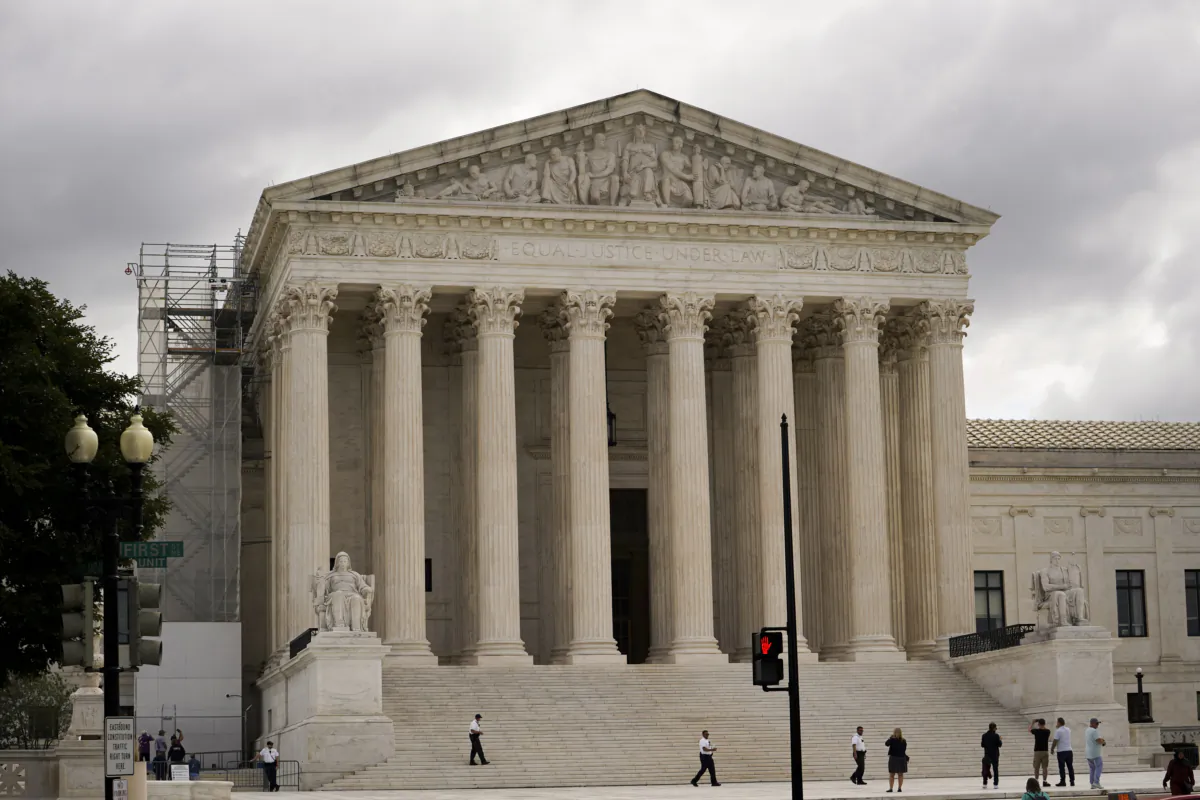 The U.S. Supreme Court in Washington on Sept. 18, 2023. (Madalina Vasiliu/The Epoch Times)
