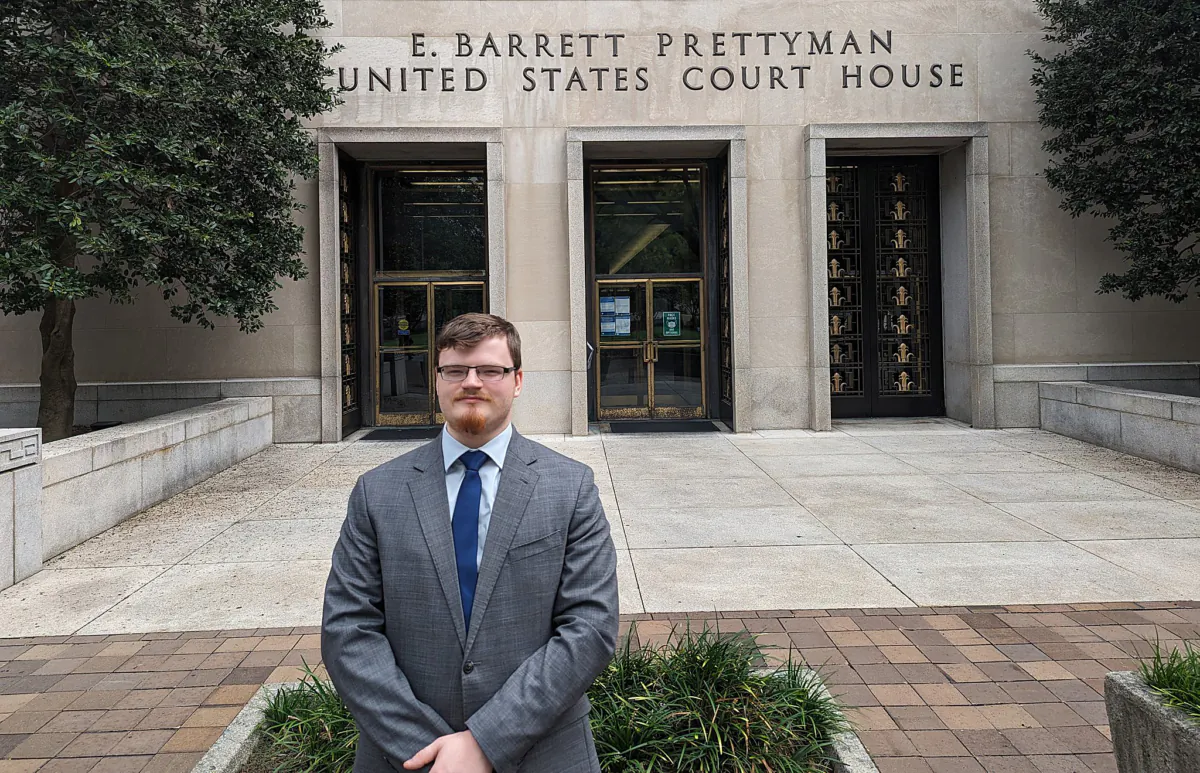 Journalist Stephen E. Horn of Raleigh, N.C., was found guilty by a federal jury of four misdemeanor crimes for being at the U.S. Capitol on Jan. 6, 2021. (Courtesy of Stephen Horn)