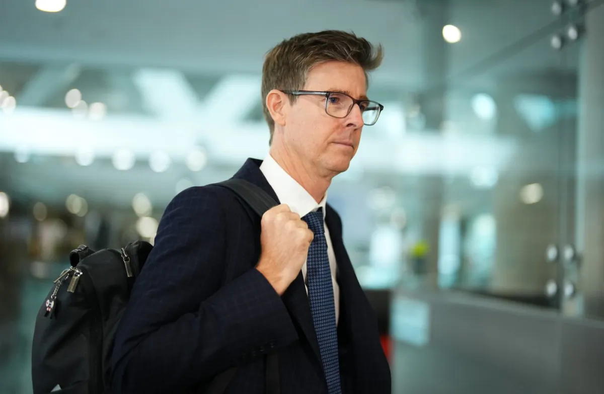 Galen Weston arrives for a meeting on the growing cost of food in Ottawa, on Sept. 18, 2023. (The Canadian Press/Sean Kilpatrick)