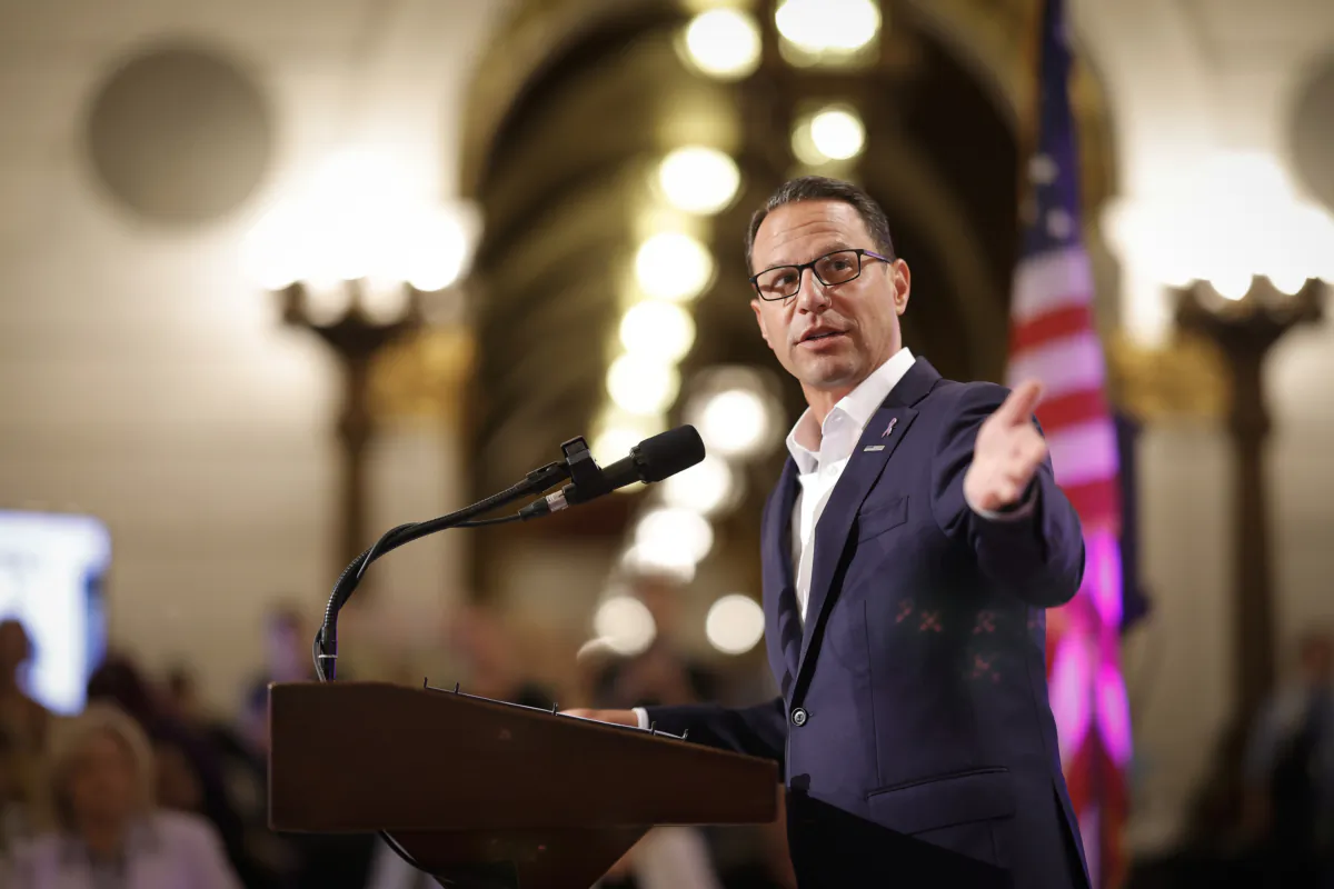 Pennsylvania Gov. Josh Shapiro speaks at an event hosted by the state Department of Drug and Alcohol Programs to kick off National Recovery Month in Harrisburg, Pa., on Sept. 6, 2023. (Commonwealth Media Services)