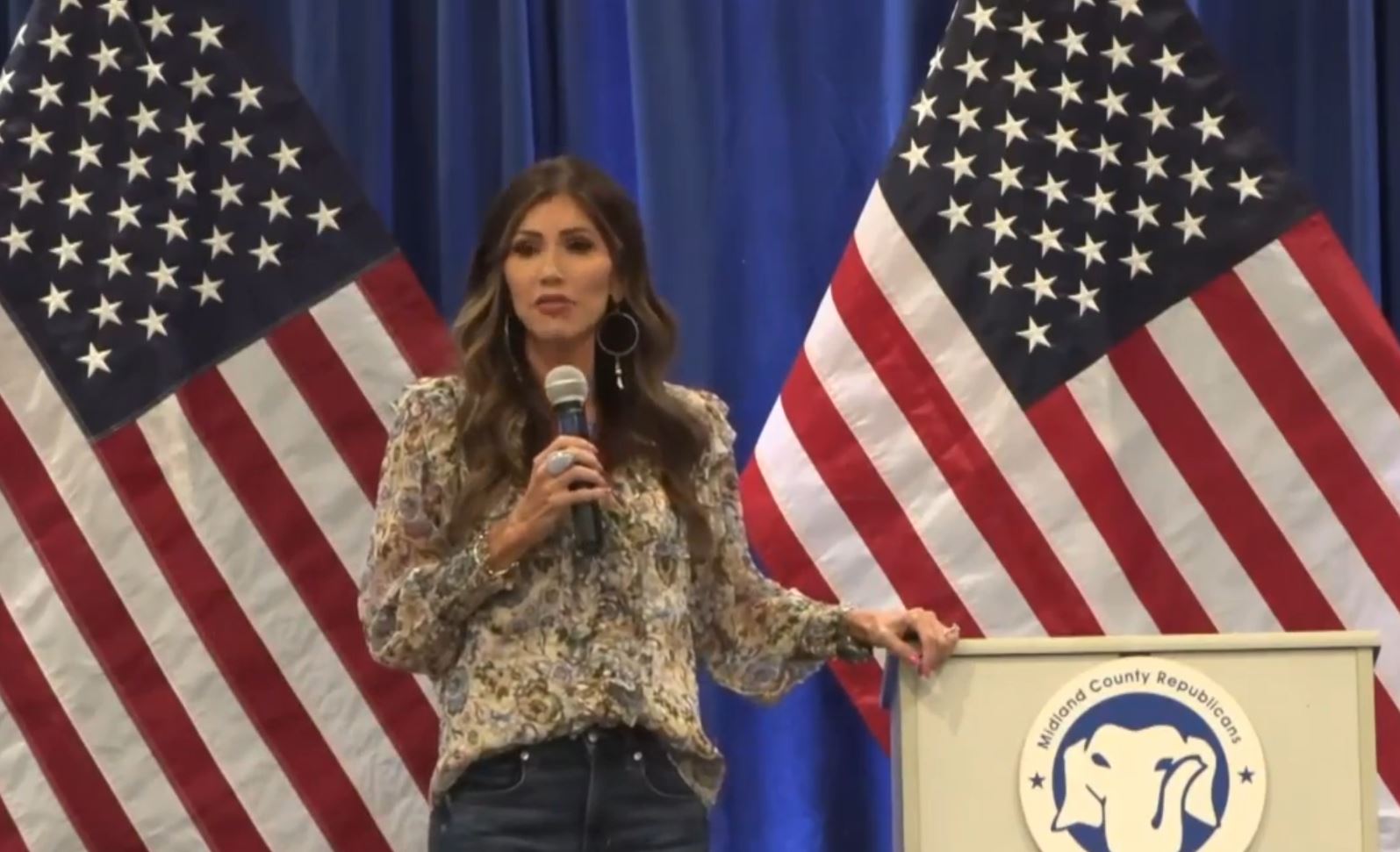 South Dakota Gov. Kristi Noem Speaks at GOP Barbeque in Michigan | EpochTV