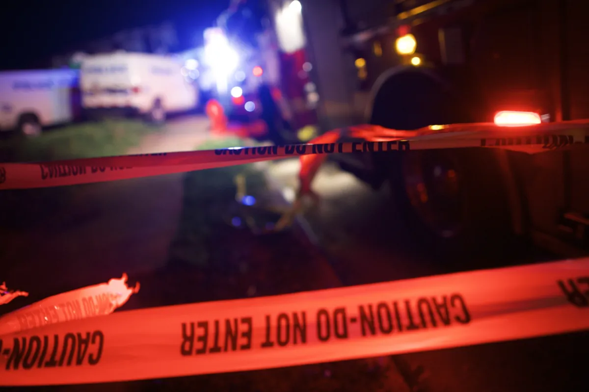 Police tape in Philadelphia in a file photo. (Mark Makela/Getty Images)