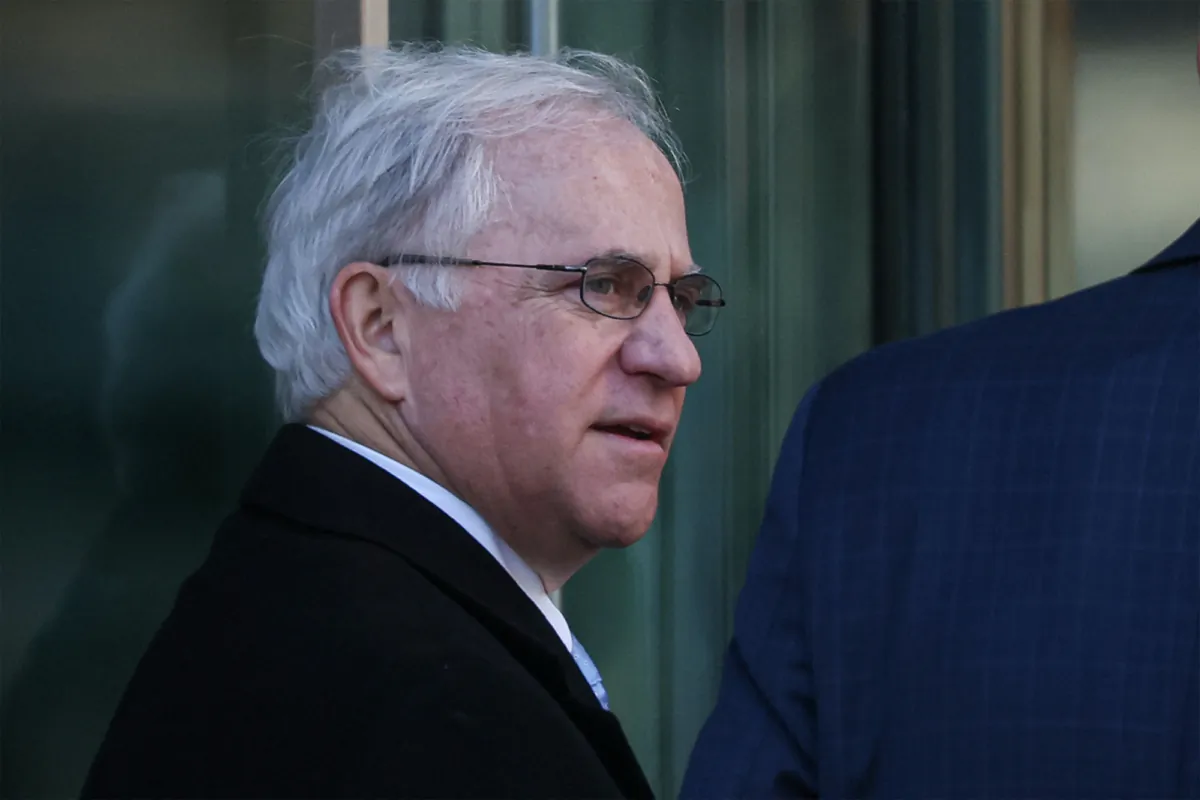 Former U.S. Rep. Stephen Buyer arrives for his insider trading trial at the United States Courthouse in the Manhattan borough of New York, on March 8, 2023. (Brendan McDermid/Reuters)