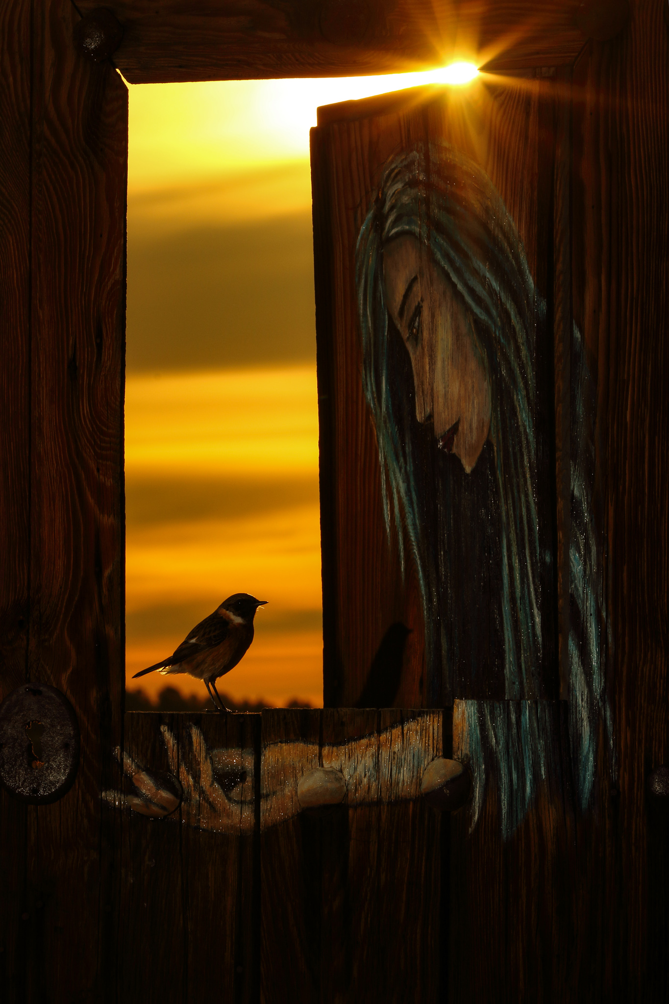 'Dawn at the Door of the Farmhouse' by Julian Fernandez Quilez.