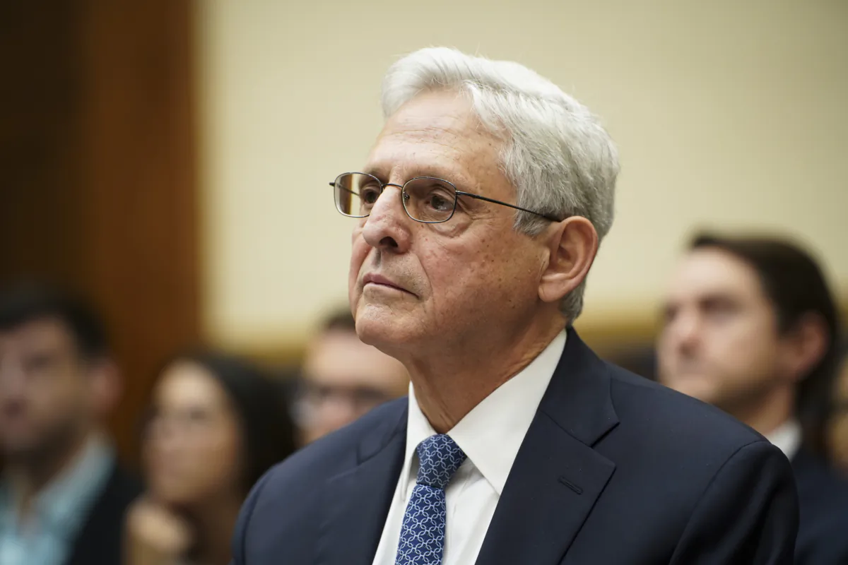 Attorney General Merrick Garland testifies before the House Judiciary Committee in Congress in Washington on Sept. 20, 2023. (Madalina Vasiliu/The Epoch Times)