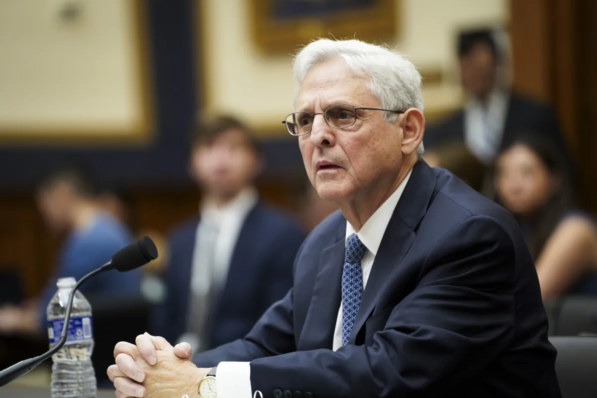 Attorney General Merrick Garland testifies before the House Judiciary Committee in Congress in Washington on Sept. 20, 2023. (Madalina Vasiliu/The Epoch Times)