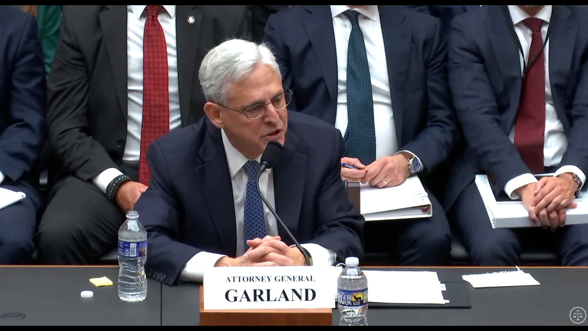 AG Garland Grows Emotional When Confronted by Rep. Van Drew at House ...