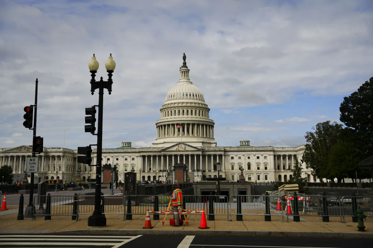 The U.S. Capitol building in Washington on Sept. 18, 2023. (Madalina Vasiliu/The Epoch Times)