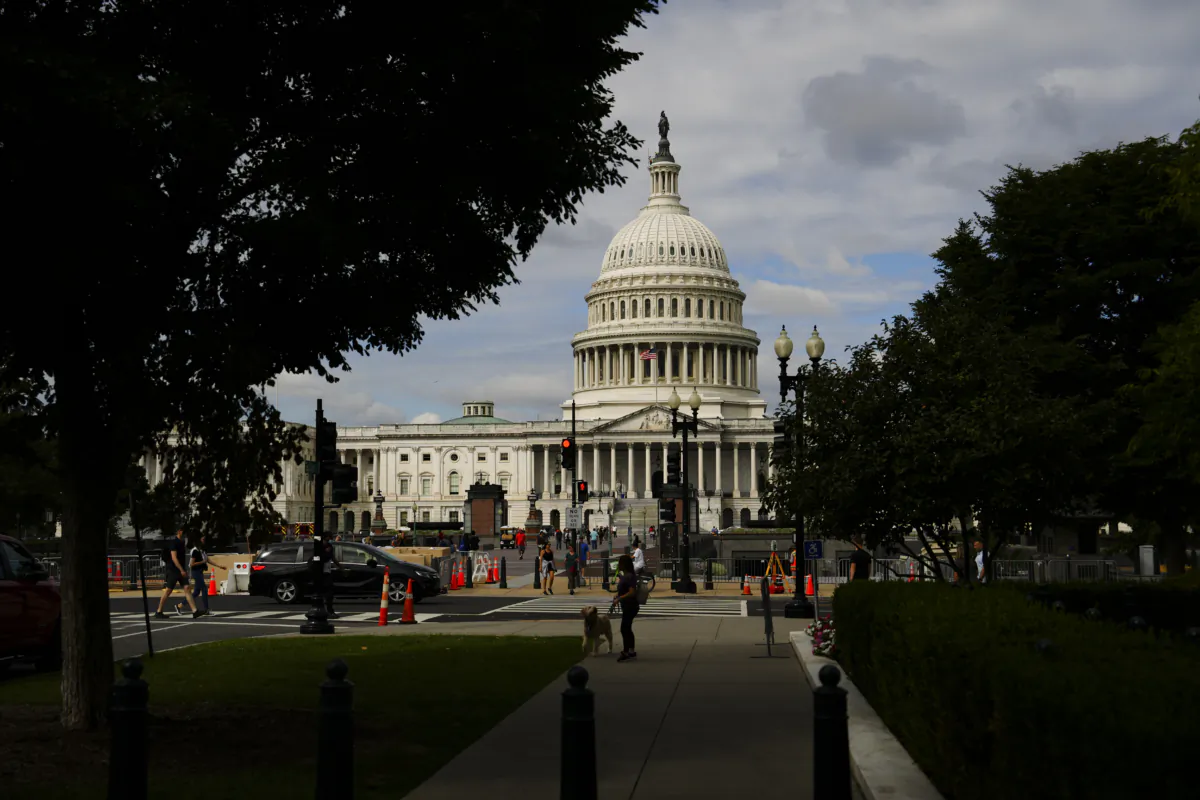The U.S. Capitol building in Washington on Sept. 18, 2023. (Madalina Vasiliu/The Epoch Times)