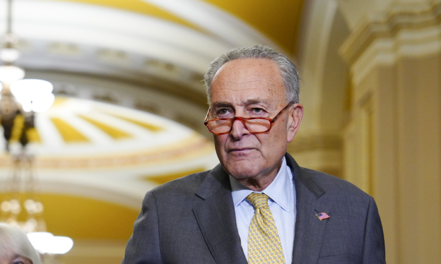 Schumer suggests Senate should act first to avoid shutdown.