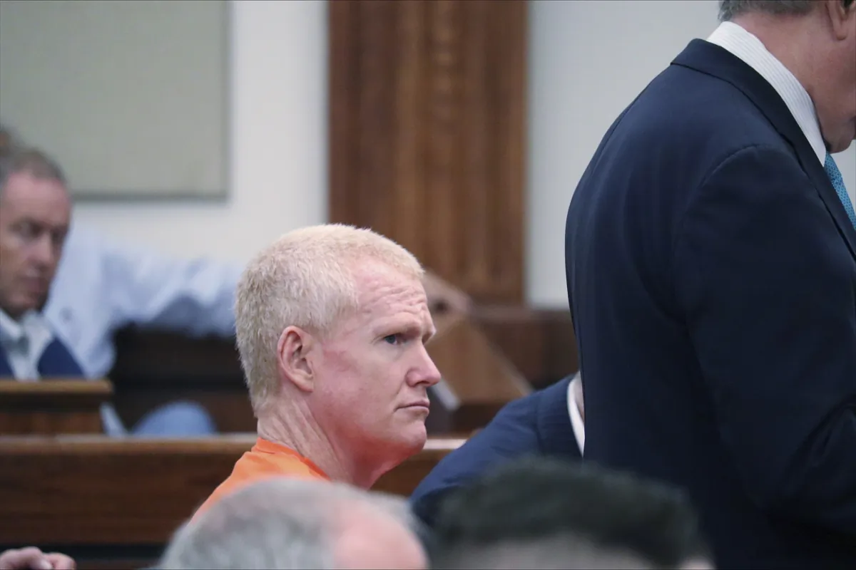 Disbarred attorney Alex Murdaugh arrives in court in Beaufort, S.C., on Sept. 14, 2023. (James Pollard/AP Photo)