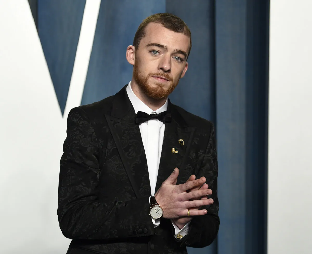 Angus Cloud arrives at the Vanity Fair Oscar Party in Beverly Hills, Calif., on March 27, 2022. (Evan Agostini/Invision/AP)