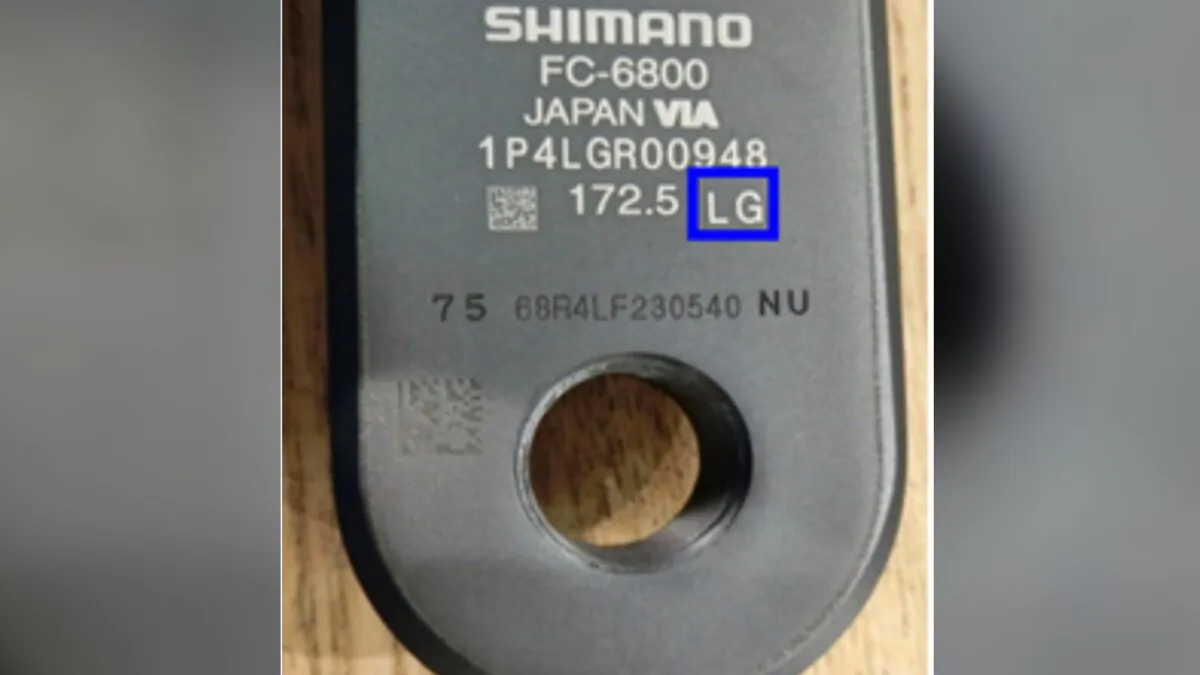 11-Speed Bonded Hollowtech II Road Cranksets by Shimano.  (U.S. Consumer Product Safety Commission via AP)