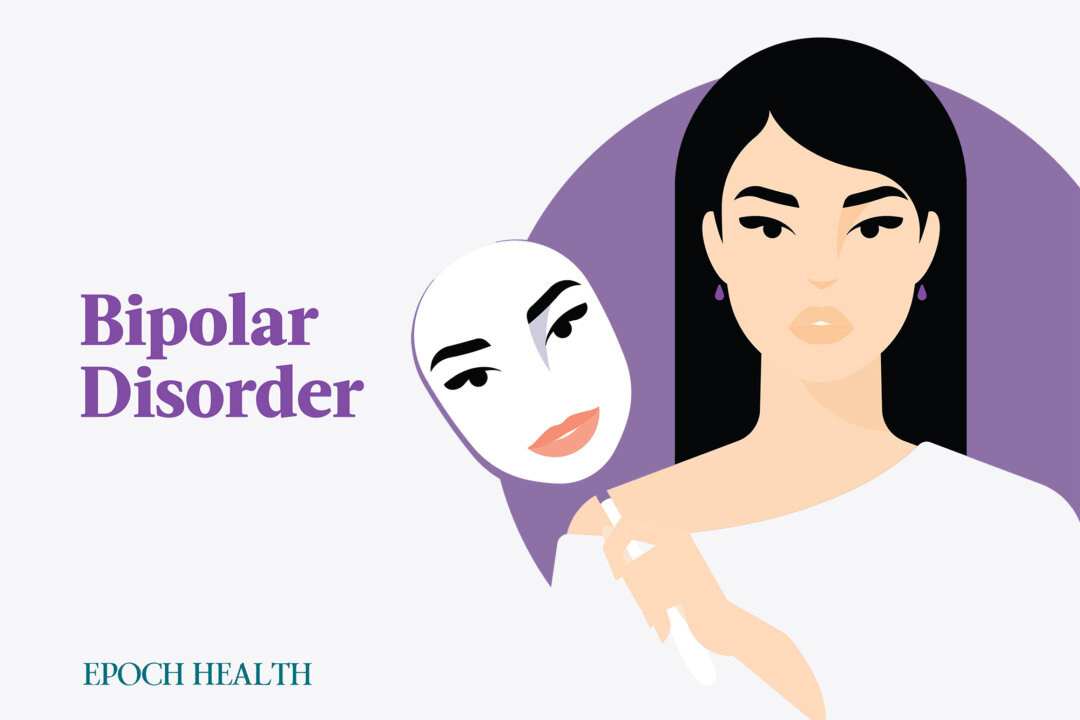 Bipolar disorder typically manifests before a person enters his or her 40s. (Illustrations from Shutterstock/Designed by The Epoch Times)