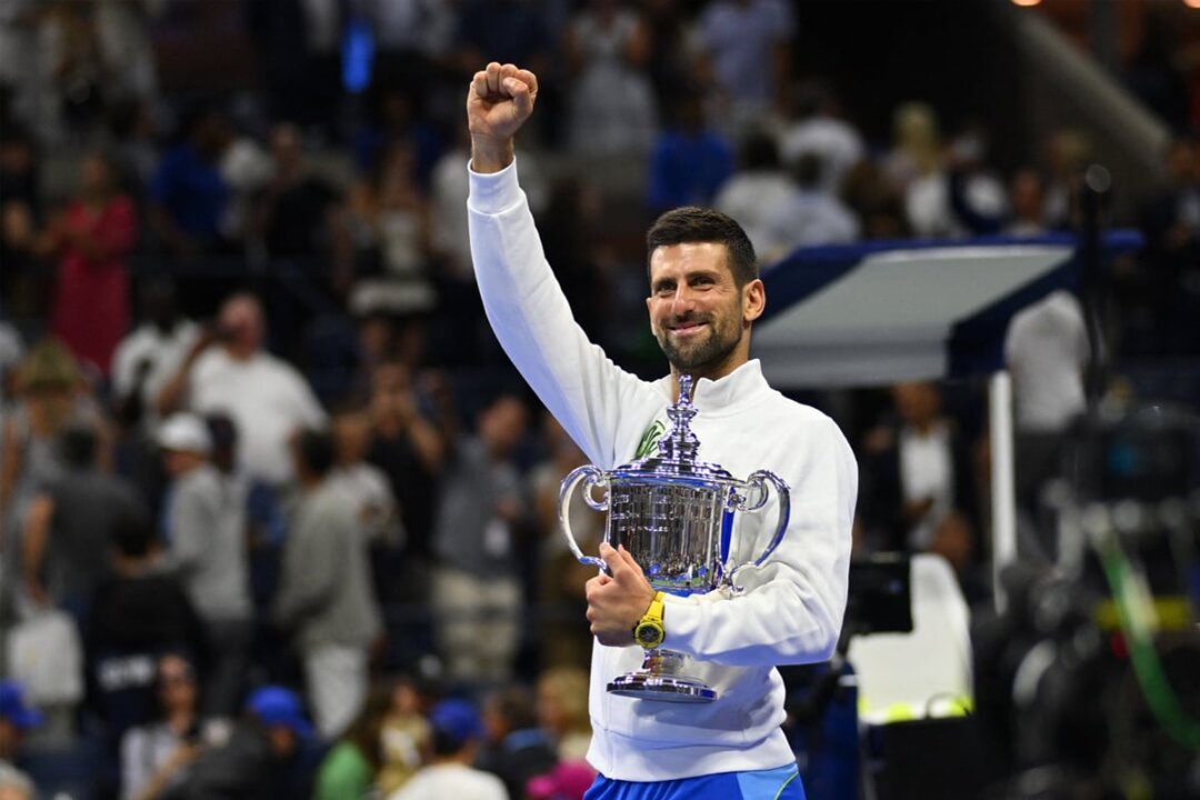 Serbian tennis player Novak Djokovic claimed a remarkable victory at the 2023 U.S. Open recently. He had previously been barred from entering the United States for the 2022 tournament due to his refusal to receive the COVID-19 vaccine. (Angela Weiss/AFP)