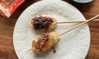 Hey Kids, Wanna Help Make Japanese Chicken Meatball Skewers?