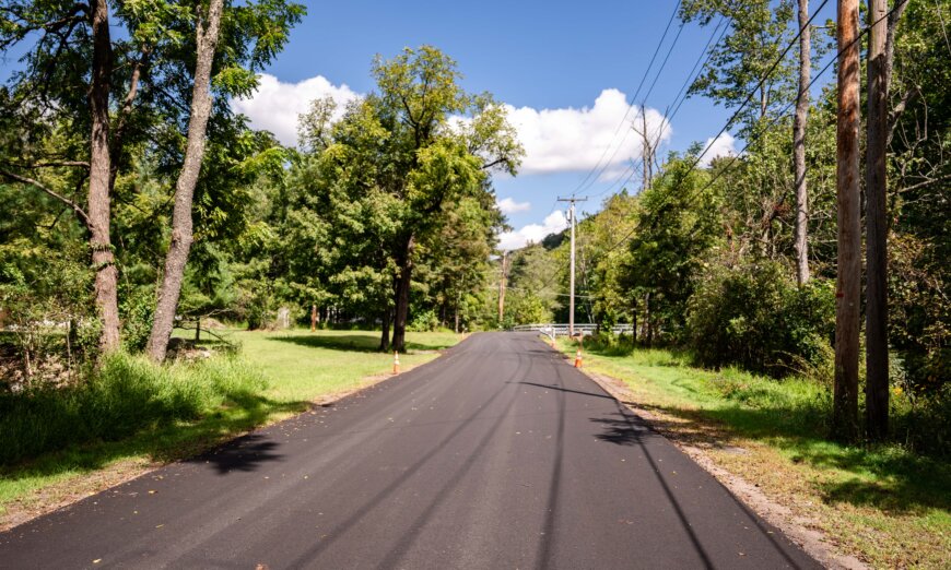 Dragon Springs has paved a section of Galley Hill Road in Deerpark.