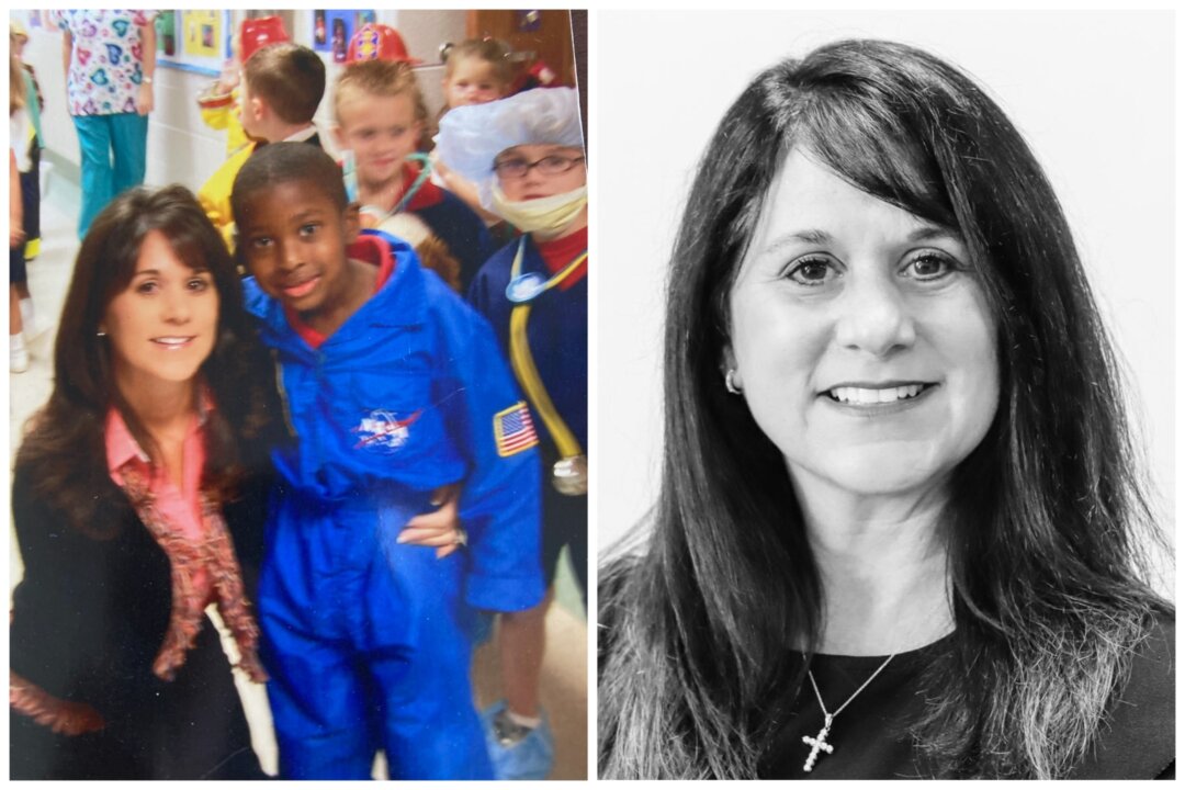 Michele McClung, a school superintendent who oversees 12 schools in Escambia County, Ala. (L) She is a former math teacher. (Courtesy of Michele McClung)