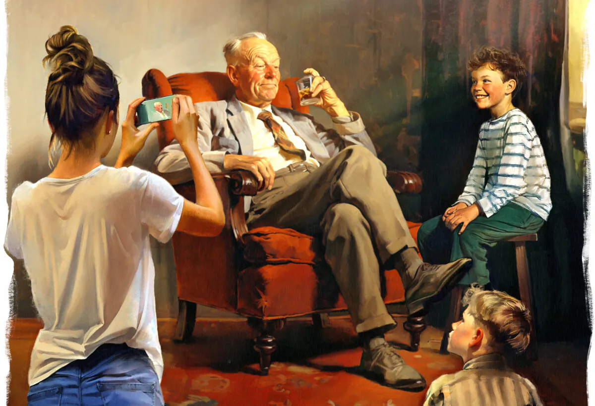 Grandkids can learn more about their grandparents and their family history by recording their life stories. (Biba Kayewich)