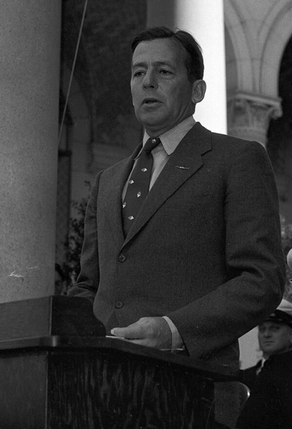Aircraft industrialist Donald W. Douglas,