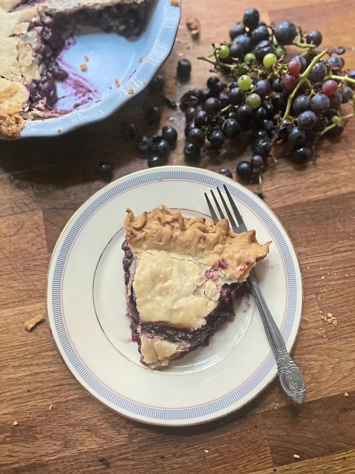 Concord grape pies are made with both the pulp and the skins, but the seeds are strained out. (Gretchen McKay/Pittsburgh Post-Gazette/TNS)