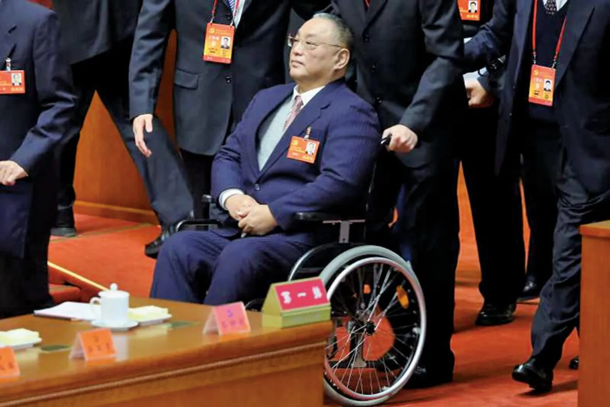 Deng Pufang attends the 18th National Congress of the Chinese Communist Party in Beijing on Nov. 8, 2012. (Feng Li/Getty Images）