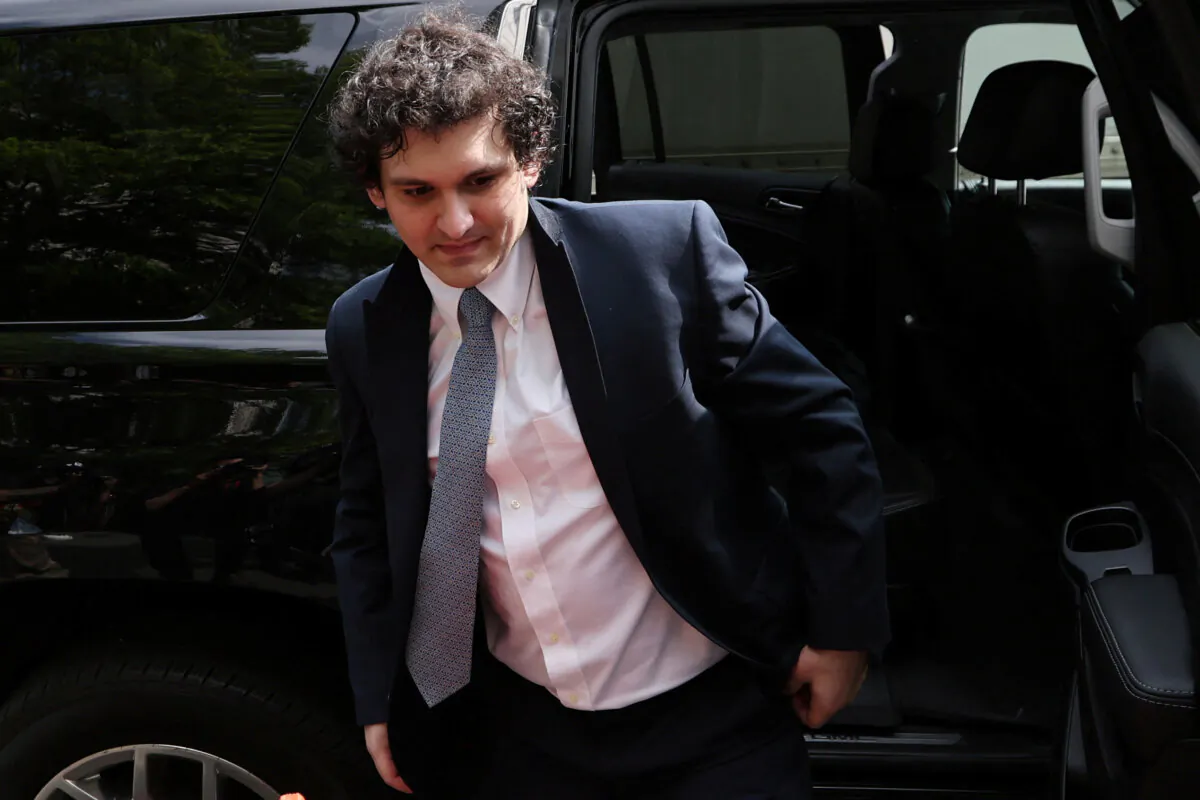Indicted FTX founder Sam Bankman-Fried arrives at United States Court in New York on June 15, 2023. (Mike Segar/Reuters)