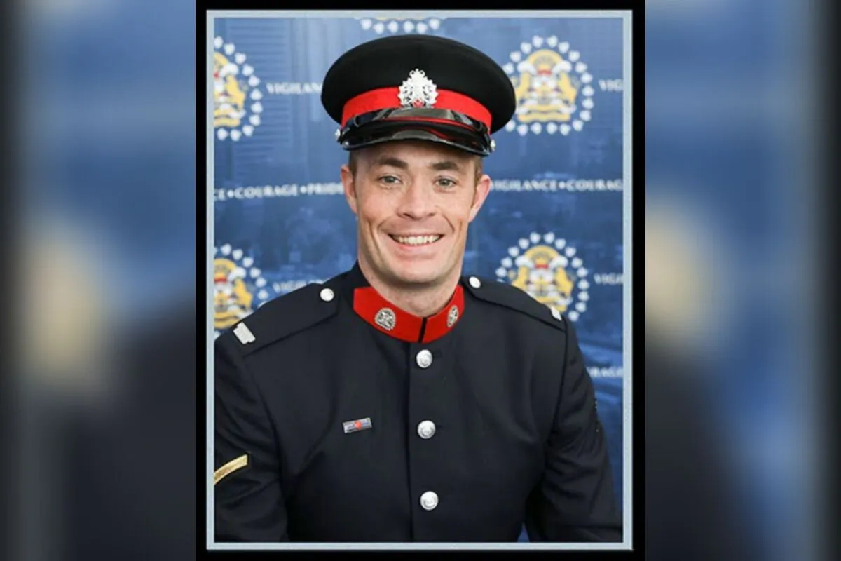 Sgt. Andrew Harnett, 37, of the Calgary Police Service is shown in this undated handout image provided by the police service. (The Canadian Press/HO-Calgary Police Service)