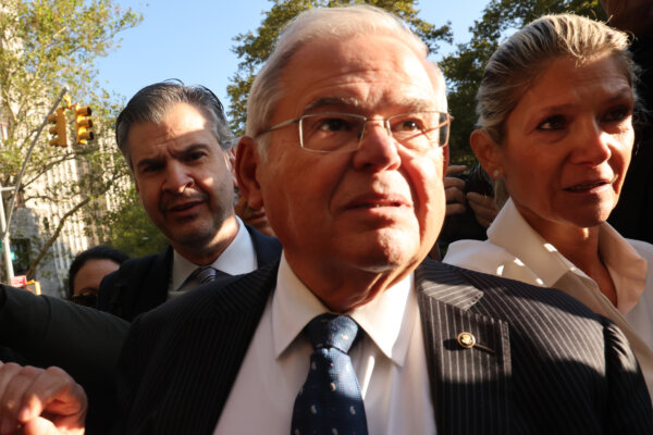 Senator Bob Menendez and his wife Nadine Menendez