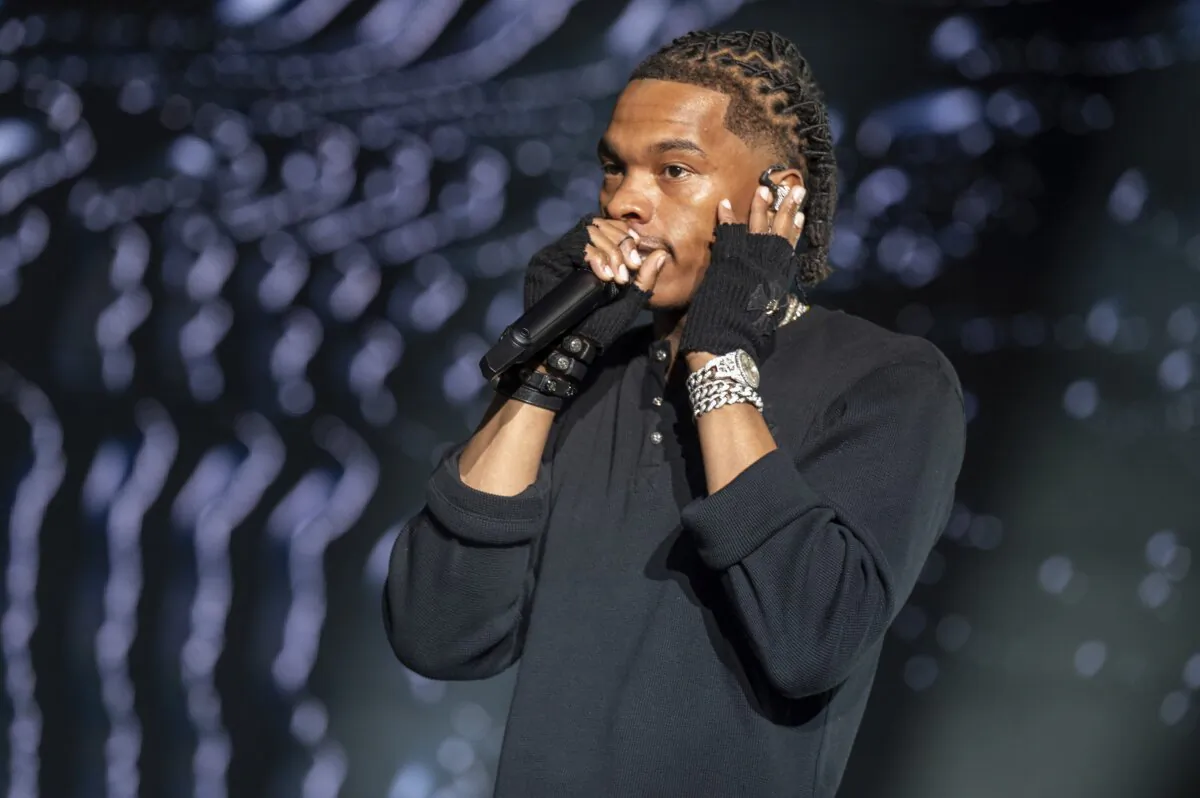 Lil Baby performs at Music Midtown at Piedmont Park in Atlanta on Sept. 17, 2023. (Paul R. Giunta/Invision/AP)