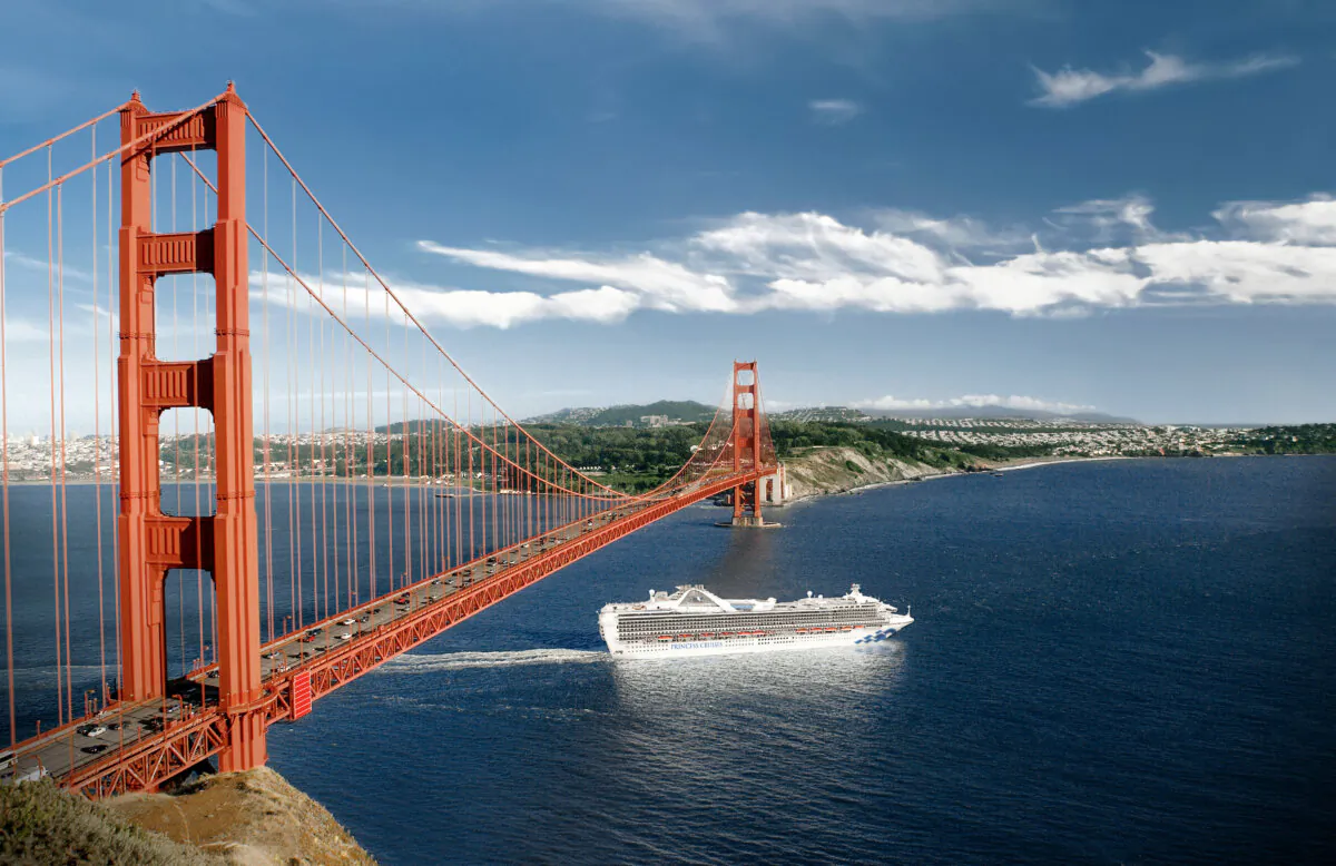 Grand Princess in San Francisco. (Tribune News Service)