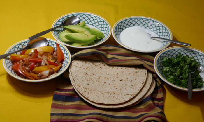 Festive Veggie Fajitas Filled With Meaty Mushrooms