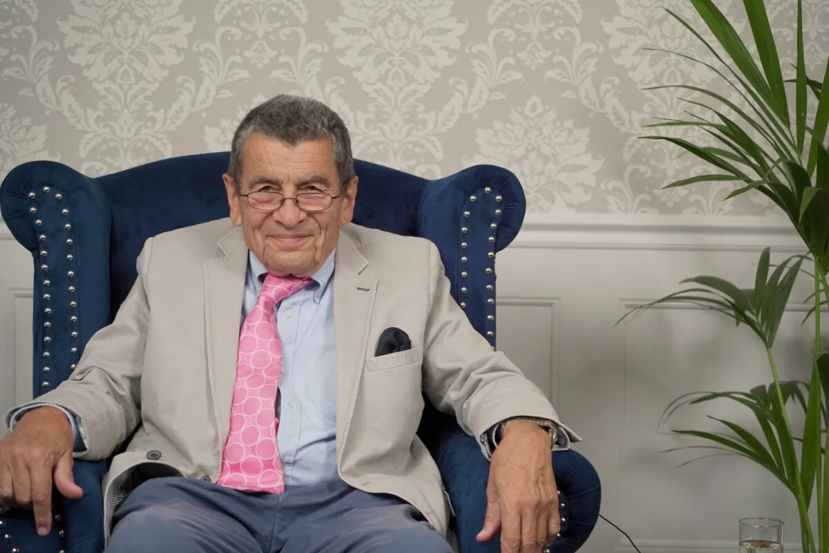 British human rights lawyer Sir Geoffrey Nice speaks to NTD's "British Thought Leaders" programme. (NTD)