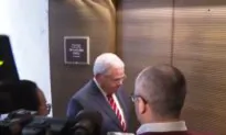 Menendez Brushes Off Reporters’ Questions About Bribery Charges