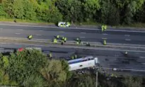 A Bus Carrying Children Overturns in Northwest England, Killing the Driver and a 14-Year-Old Girl