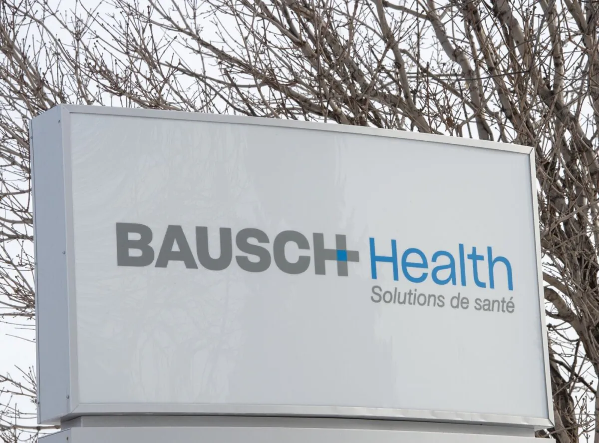 The headquarters of Bausch Health Solutions, formerly known as Valeant Inc., is seen in Laval, Quebec, on Feb. 20, 2019. (The Canadian Press/Ryan Remiorz)