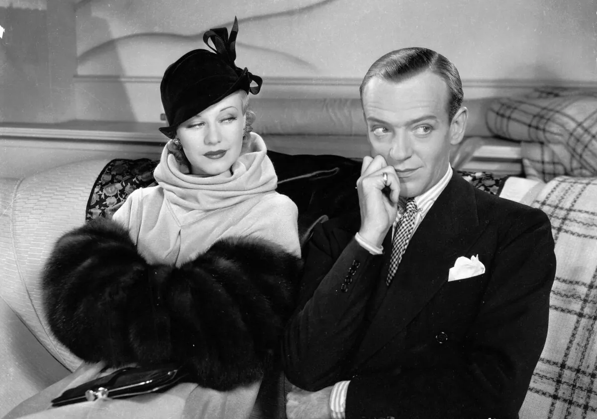 Publicity still for the 1935 film "Roberta" starring Ginger Rogers and Fred Astaire. (MovieStillsDB)