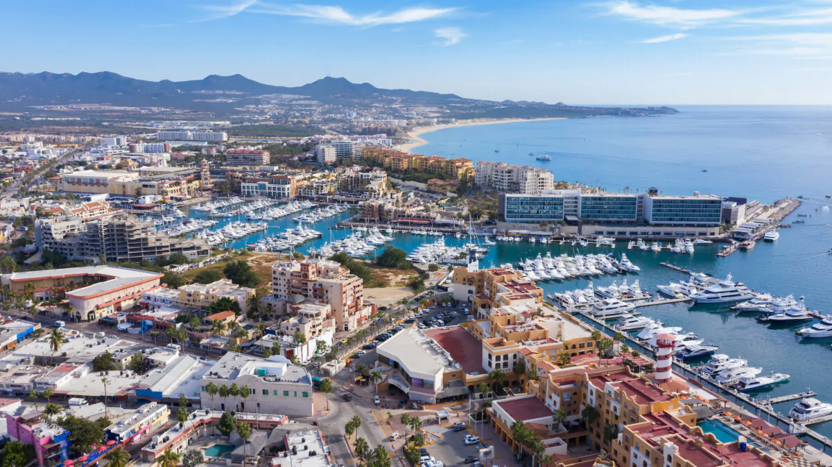Aerial view of downtown Cabo San Lucas, Baja California Sur, Mexico. (Matt Gush/Shutterstock)