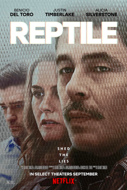 Movie poster for "Reptile." (Kyle Kaplan/Netflix)
