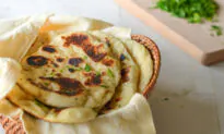Homemade Naan