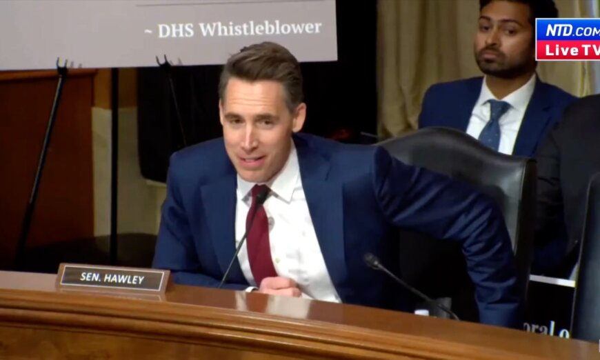 Sen. Hawley questions Mayorkas about agents allegedly ‘making sandwiches’ at border.