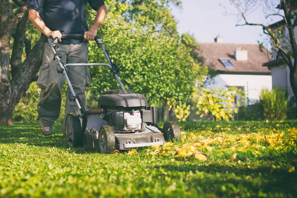 The rule of thumb for northern lawn-owners is to mow until the grass stops growing, which usually happens in late October through November.(encierro/Shutterstock)