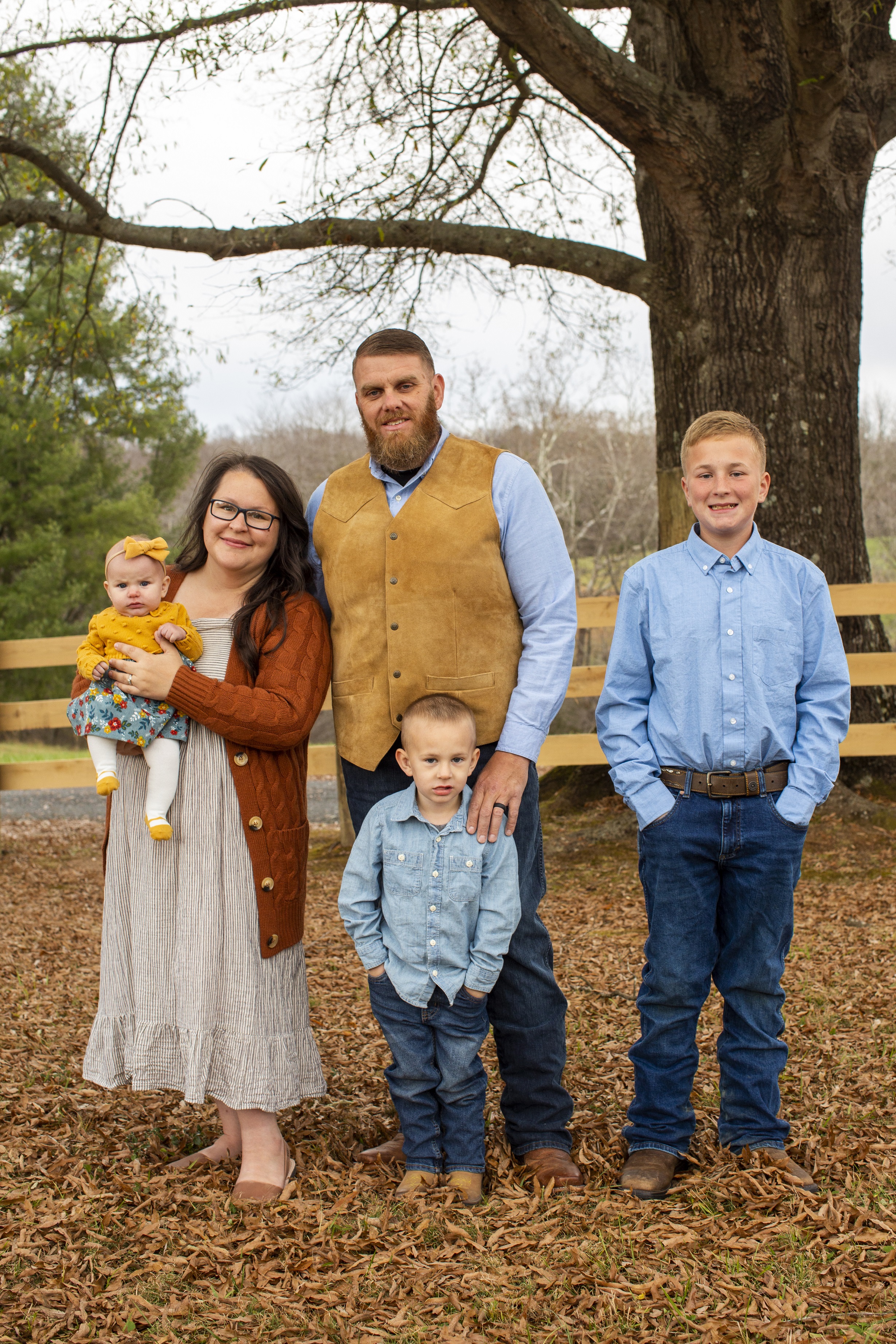 Amy Fewell with her family. (Courtesy of Amy Fewell)