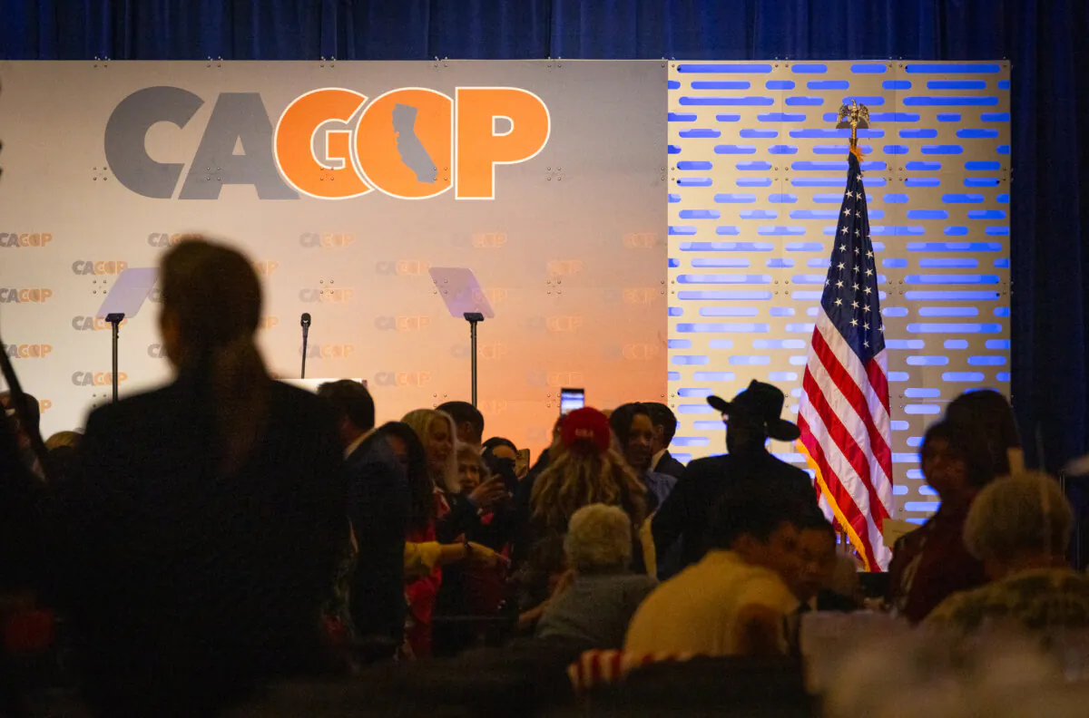 People attend the 2023 California GOP convention in Anaheim, Calif., on Sept. 29, 2023. (John Fredricks/The Epoch Times)