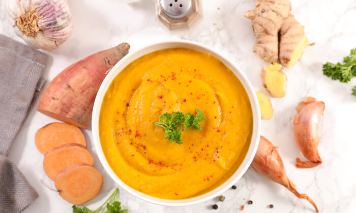 Sweet Potato and Coconut Soup (Recipe)