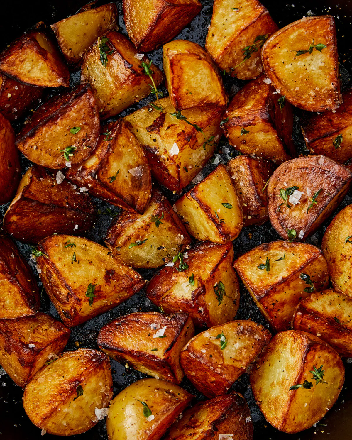The secret to these impossibly crispy potatoes? Not baking or boiling. All you need is a skillet and a lid to pull off these perfect spuds. (Justin Bridges/TNS)