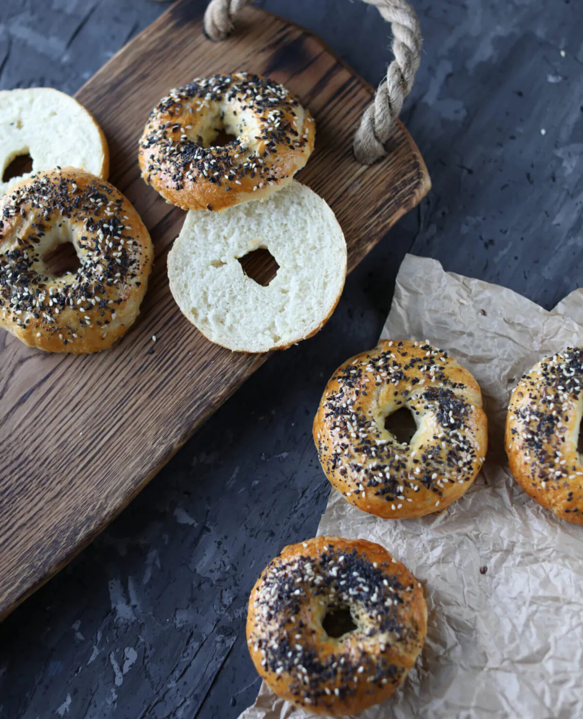 Soft and chewy homemade bagels are the perfect make-ahead option for on-the-go breakfasts and lunches. (Courtesy of Amy Dong)