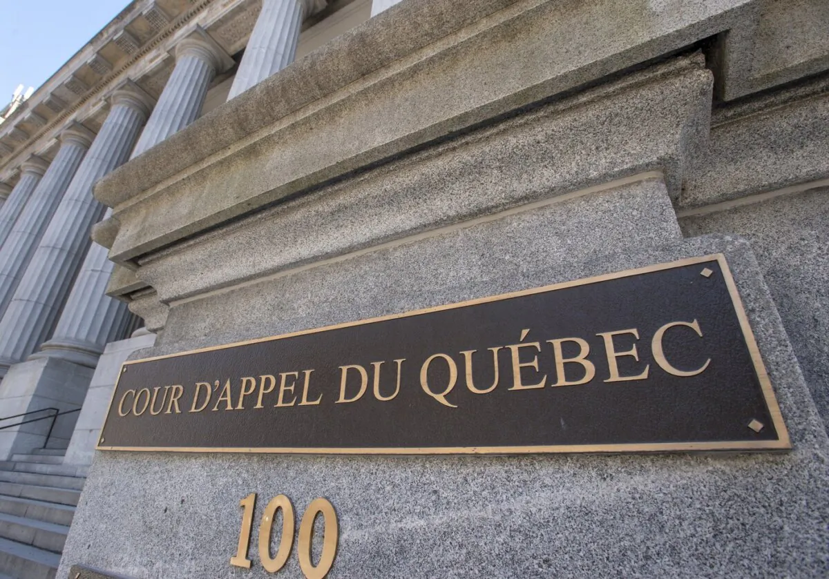The Quebec Court of Appeal is seen in Montreal on Mar. 27, 2019. (The Canadian Press/Ryan Remiorz)