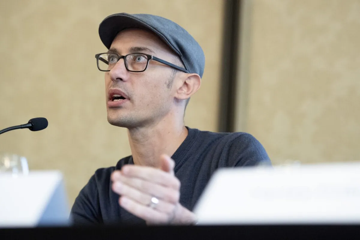 Shopify CEO Tobias Lutke participates in the company's Annual General Meeting of Shareholders in Ottawa on May 29, 2019. (The Canadian Press/Justin Tang)